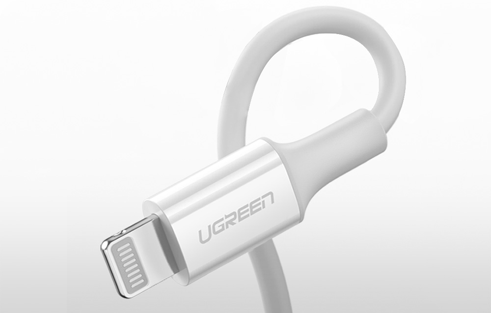 UGREEN USB-C to Lightning Cable M/M Nickel Plating ABS Shell 1.5m (White) US171