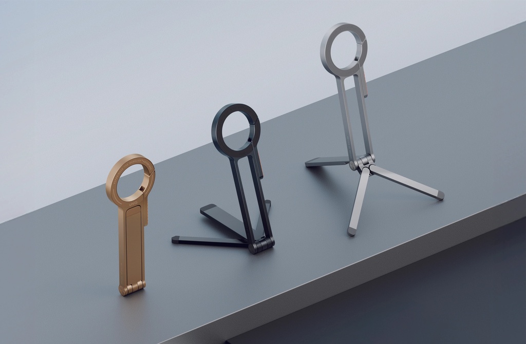 UNIQ ARCUS MAGNETIC MOUNT & TRIPOD-STAND - CARBON VOLT (CARBON VOLT)