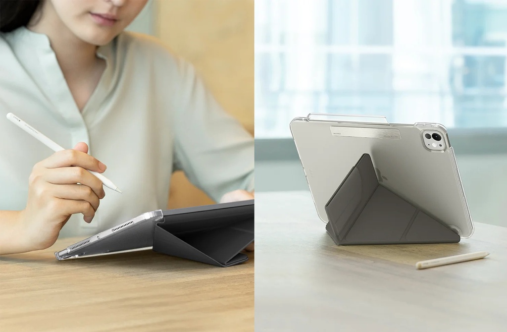 UNIQ CAMDEN CLICK IPAD 11TH GEN/10TH GEN - IVORY (IVORY)