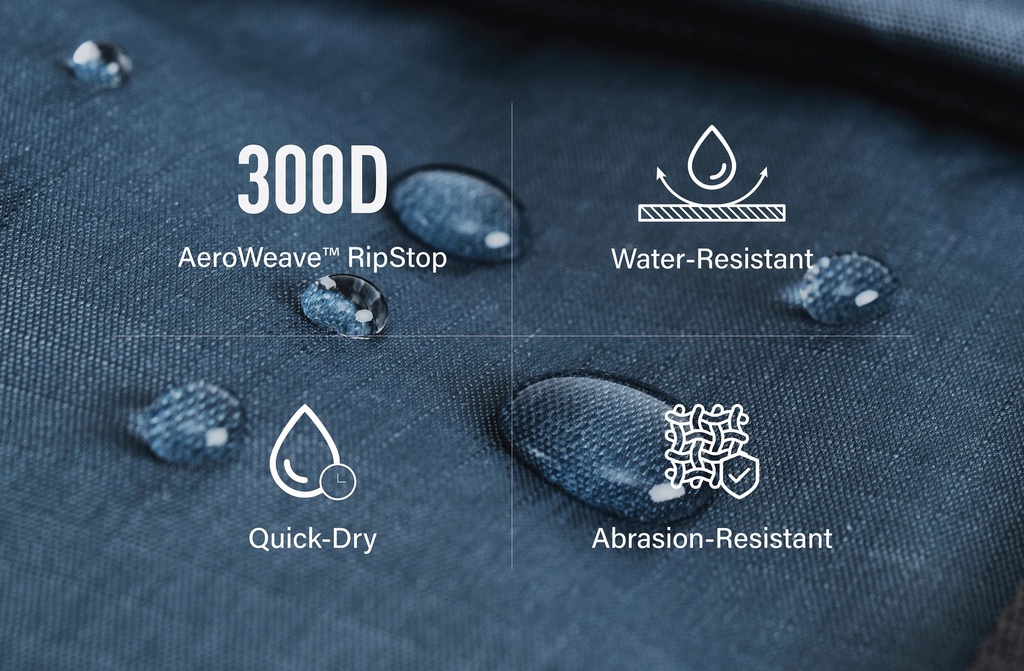 Uniq Arden RPET RipStop BackPack 18L -Nocturene Blue