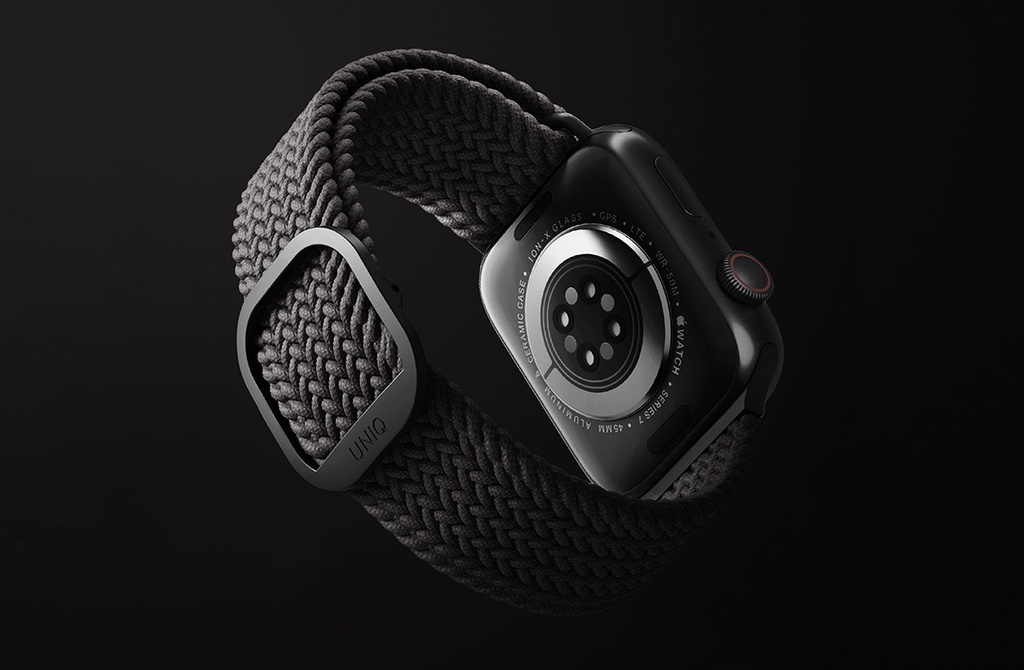 Uniq Aspen Braided Watch Strap for Apple Watch 44MM - Granite Grey 