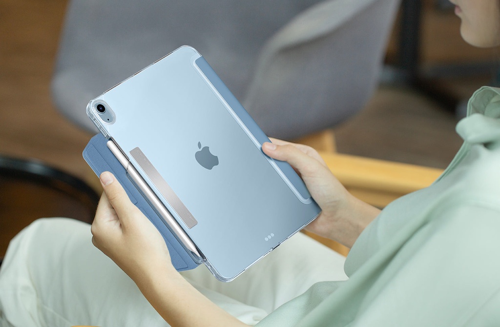 Uniq Camden Click Case for iPad Air 13" M2 6th Gen - Stone Blue