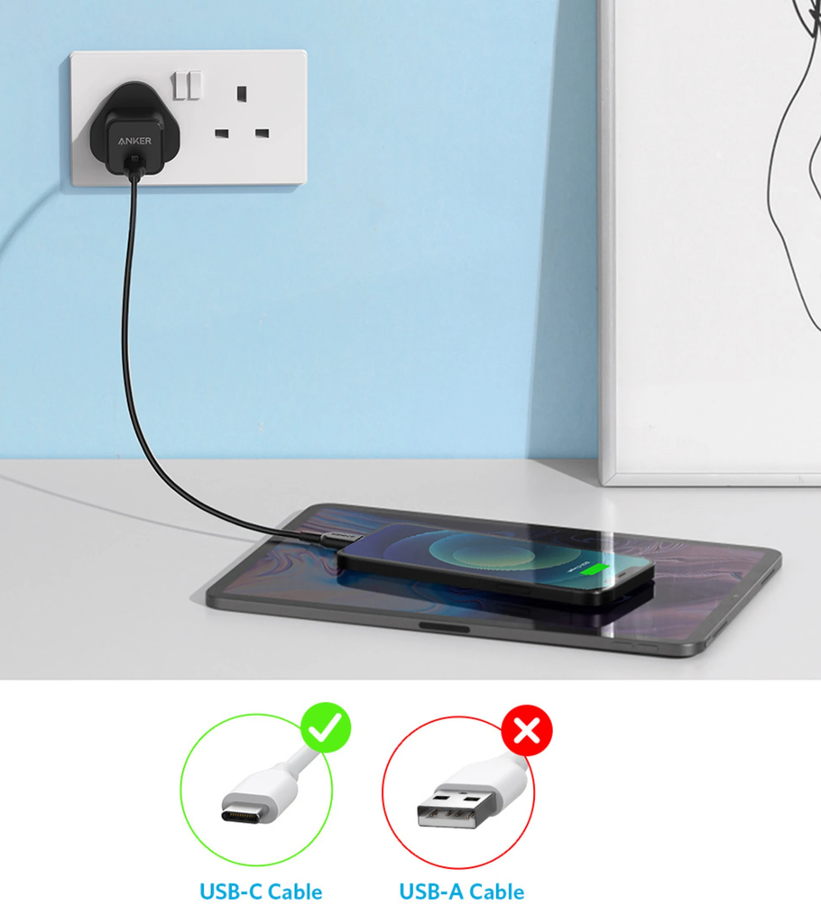 Variant: [A2149K11] Anker PowerPort III 20W Cube Charger - Black