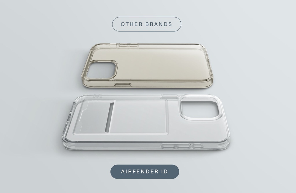 Uniq Hybrid Aifender Case for iPhone 15 Pro Max - Smoked Grey Tinted