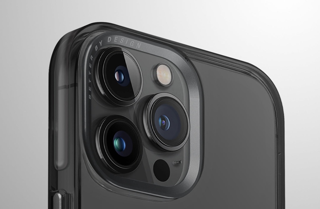 Uniq Hybrid Calio MagSafe Case for iPhone 15 Pro - Smoked Tinted Grey 