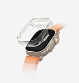 Uniq Hybrid Garde Case With Screen Protector for Apple Watch Ultra 49mm - Smoked Tinted Grey 