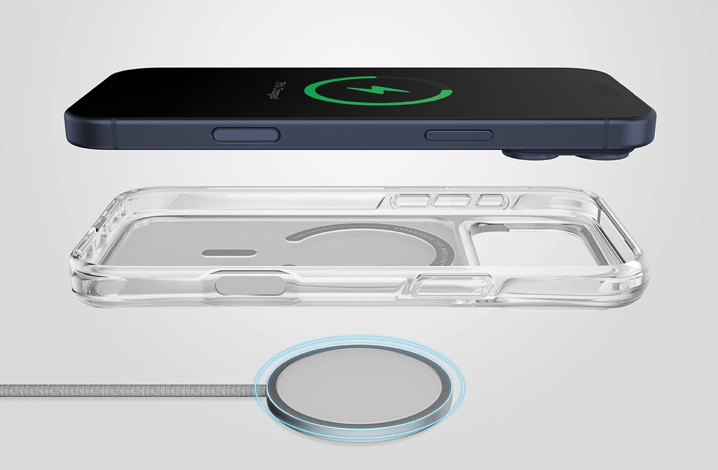 Uniq Hybrid Lifepro Xtreme MagSafe case for iPhone 17 Pro - Frost Smoke