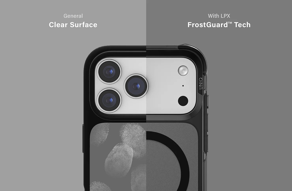 Uniq Hybrid Lifepro Xtreme Magsafe Case for iPhone 17 Pro Max - Frost Clear / Volt Orange