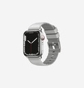 Uniq Linus Airosoft Silicone Strap For Apple Watch 41/40/38 mm - Chalk Grey 