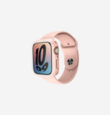 Uniq Moduo Case For Apple Watch With Interchangeable Bezel 45/44 mm - Pink/White 