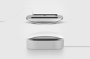 Uniq Nova Compact Magic Mouse Dock With Cable Loop - Charcoal Dark Grey 