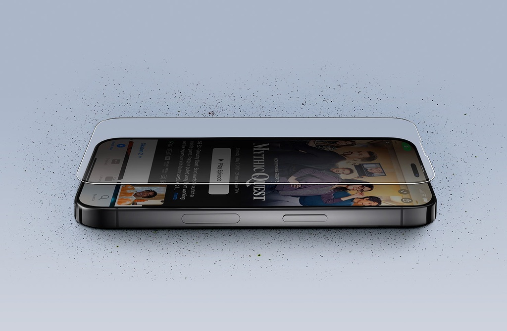 Uniq Optix Clear Glass Screen Protector for iPhone 16 Pro