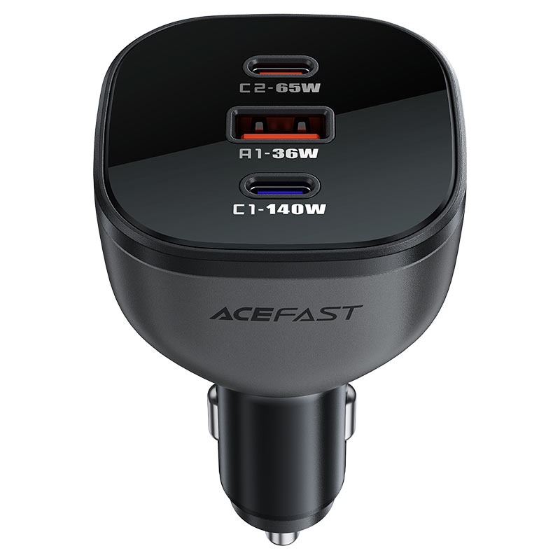 B14 165W (2*USB- C+USB-A) 3-port car charger,black