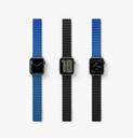 Uniq Revix Reversible Magnetic for Apple Watch Strap 42/44/45mm Caspian (Blue/Black) 