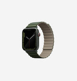 Uniq Revix Reversible Strap for Apple Watch 49/45/44mm - moss green tan