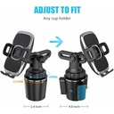 Wixgear car cup Holder Phone mount