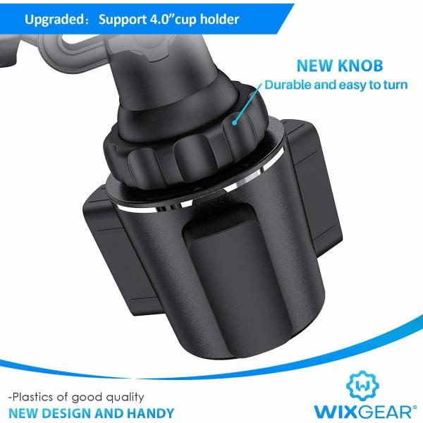 Wixgear car cup Holder Phone mount