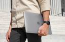 [8886Uniq Claro Case for Macbook Air 15" (2023) - Smoke Matte clear