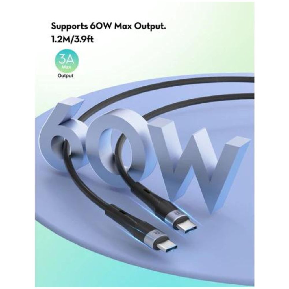 ravpower rp-cb1038 60w c-c cable 1m black