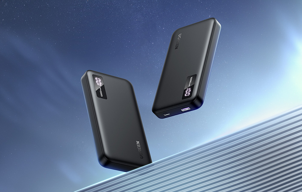 ugreen 10000mAh PD-20W two-way fast charging power bank black pb311