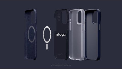 Elago iPhone 15 Pro Max Magnetic Silicone Case (black)