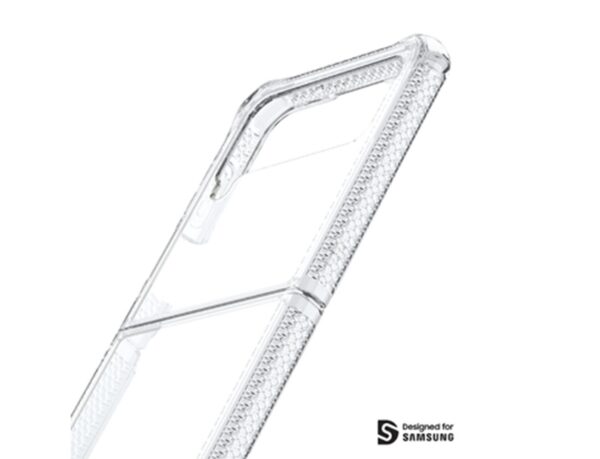 Itskins Hybrid Clear Case For Samsung Galaxy Z Flip 4 - Transparent