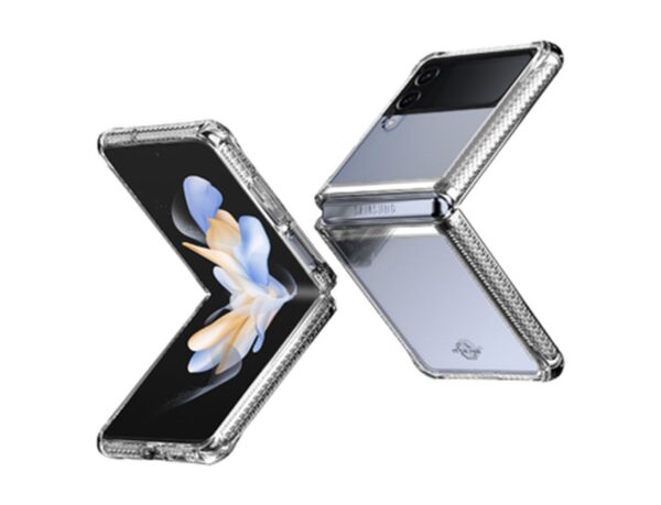  Itskins Hybrid Clear Case For Samsung Galaxy Z Flip 4 - Transparent