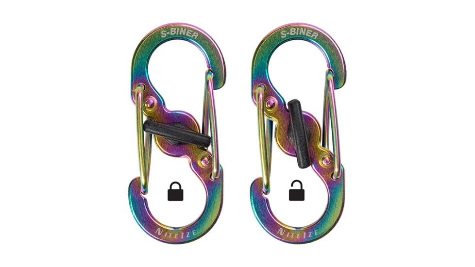  NiteIze KeyRing Locker™ S-Biner® Stainless Steel -