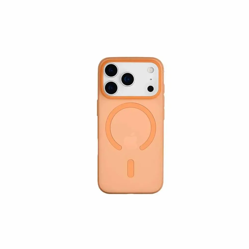 Drip Case Frosted Air phone Case magsafe 17 Pro Max Orange