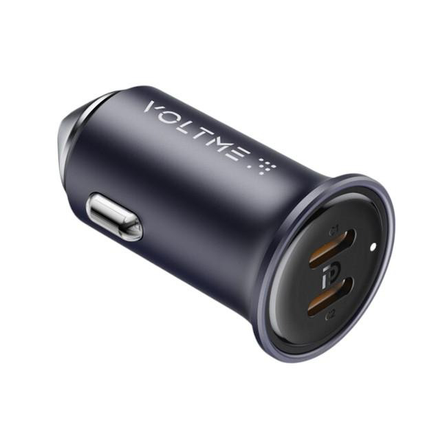 Voltme Cazo 30 Cc Car Charger (30W) Metallic Blue