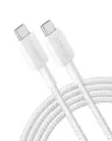 Anker 322 USB-C to USB-C Cable (3ft Braided) White