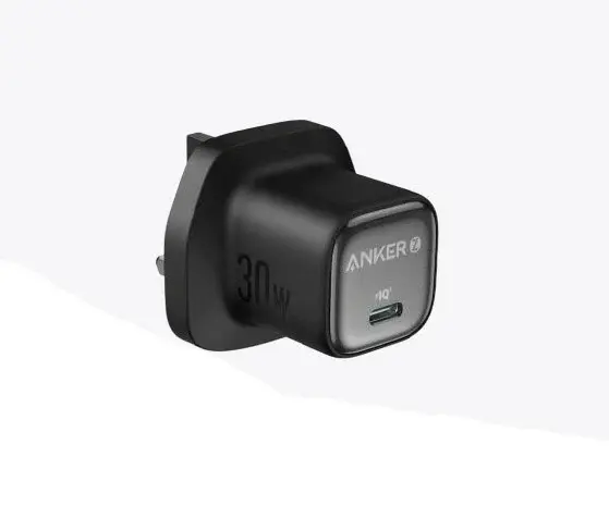 شاحن أنكر USB-C بقوة 30 واط أسود