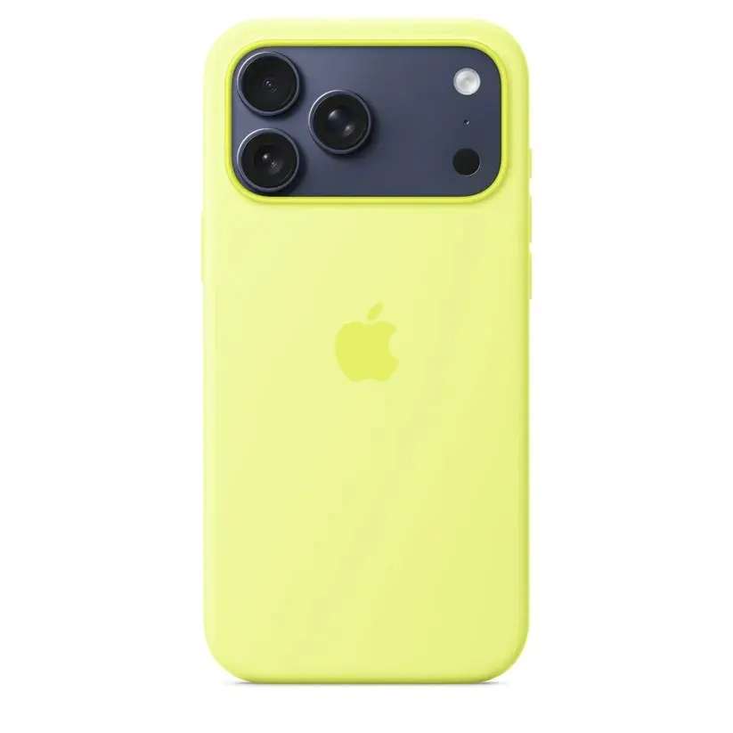 iPhone 17 Pro Max Silikon Case mit MagSafe Yellow
