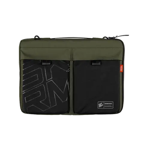 Skinarma Jager Laptop Sleeve (Upto 14") - Dark Olive Green 