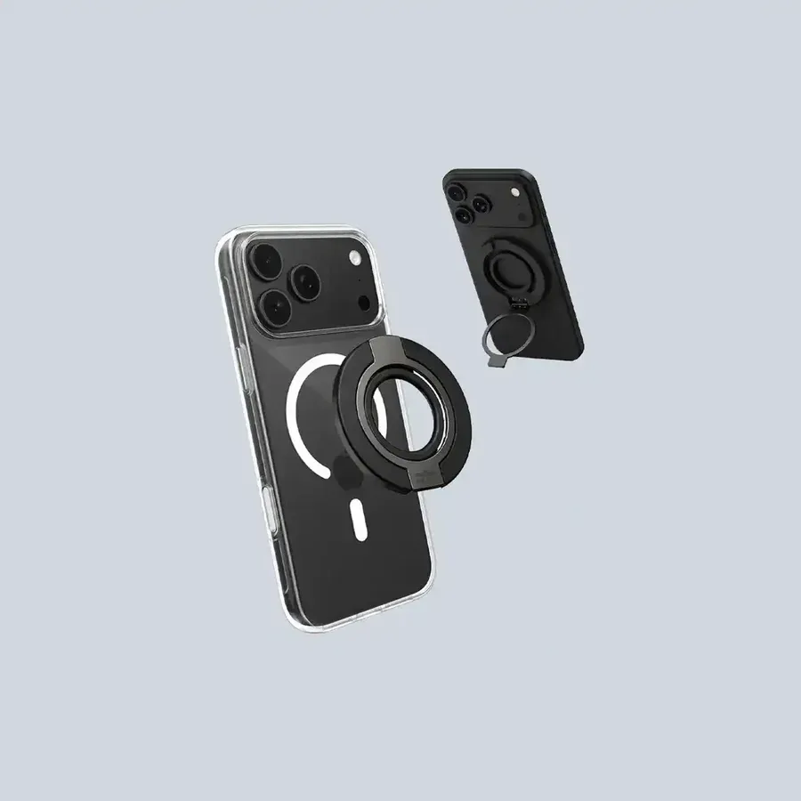 BRAVE GRIP 3 IN 1 MAGNETIC GRIP & KICKSTAND HOLDER BLACK  