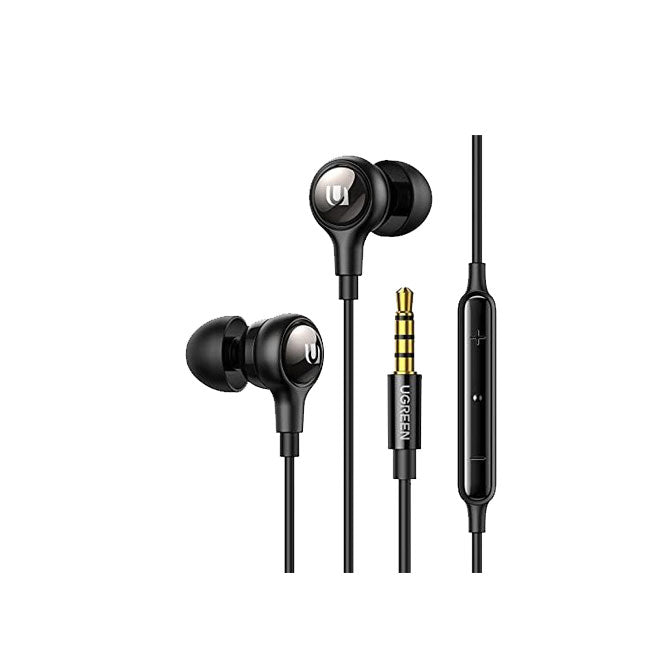 UGREEN 3.5mm Earphones, Wired Earphones -Black