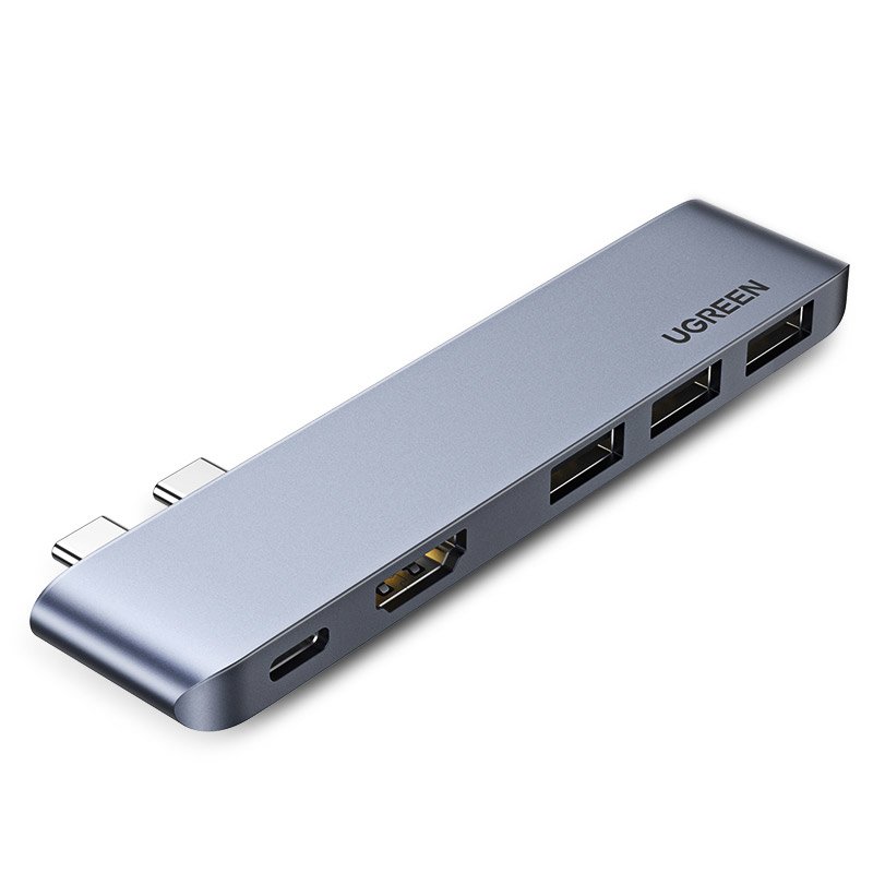 UGREEN - USB -C MULTIFUNCTION ADPTER - SPASE GRAY