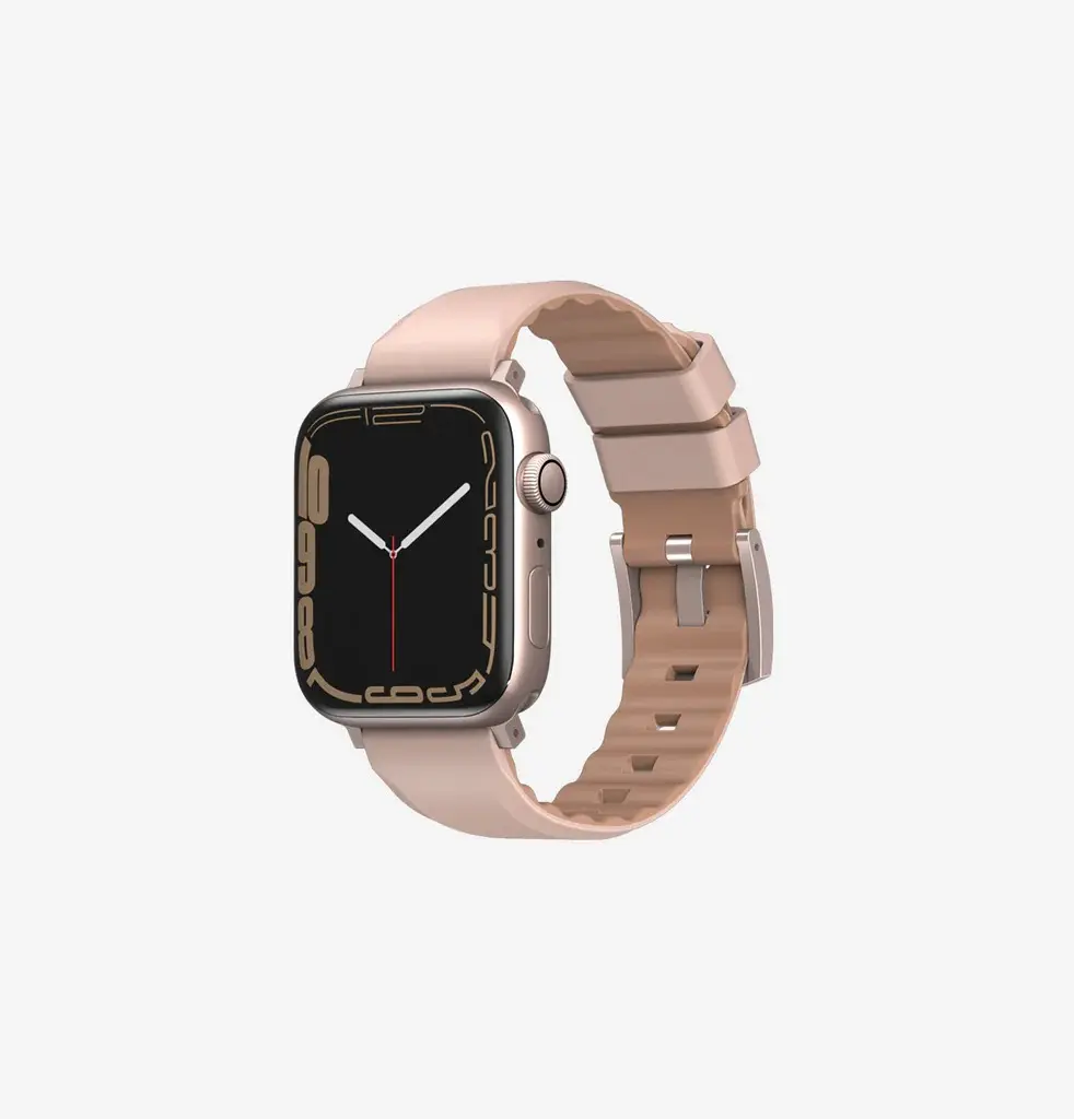 Uniq Linus Airosoft Silicone Strap For Apple Watch 41/40/38 mm - Blush Pink 