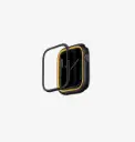 Uniq Moduo Case For Apple Watch With Interchangeable Bezel 41/40 mm - Black/Mustard 