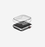 Uniq Legion Case With Screen Protection for Apple Watch 45mm - Dove Clear 