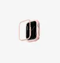 Uniq Moduo Case For Apple Watch With Interchangeable Bezel 45/44 mm - Pink/White 