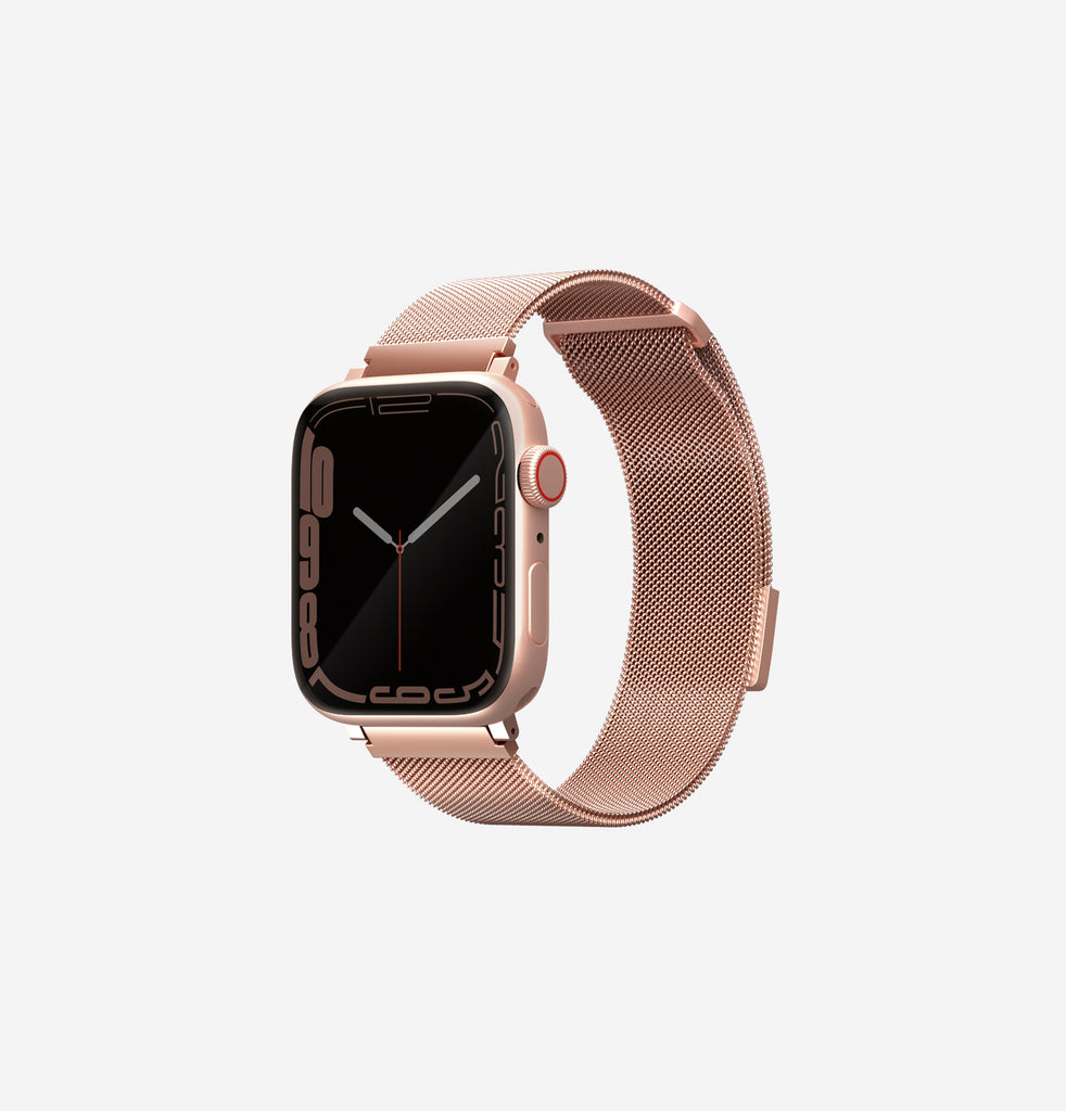 Uniq Dante Milanese Mesh Steel Strap For Apple Watch 40mm - Rose Gold 