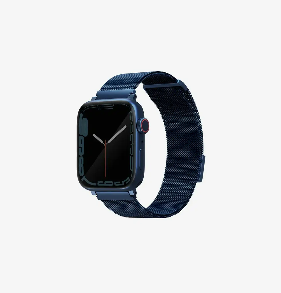 Uniq Dante Milanese Mesh Steel Strap for Apple Watch 42/44/45mm - Cobalt Blue 