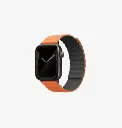 Uniq Revix Reversible Magnetic for Apple Watch Strap 42/44/45mm Charcoal (Grey/Orange)