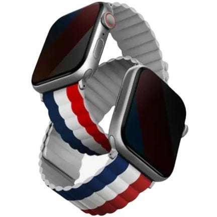 Uniq Revix Reversible Strap for Apple Watch World Cup Edition 42/44/45mm - France (White) 