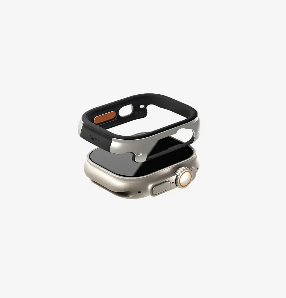 Uniq Valencia Watch Case for Apple Watch Ultra 49mm - Titanium Silver