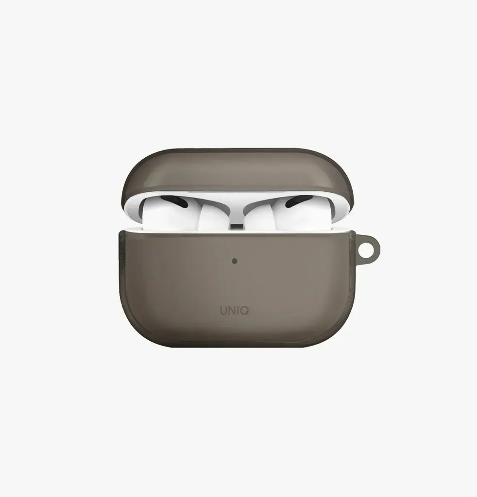 Uniq Glase Hang Case for Airpods Pro 2 - Glossy Smoke 