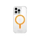 SkinArma Saido MagSafe Case for iPhone 15 Pro (SunBurst Edition) - Orange 