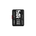 SkinArma Mirage Phaze Magnetic Card Holder With Grip Stand - Black 
