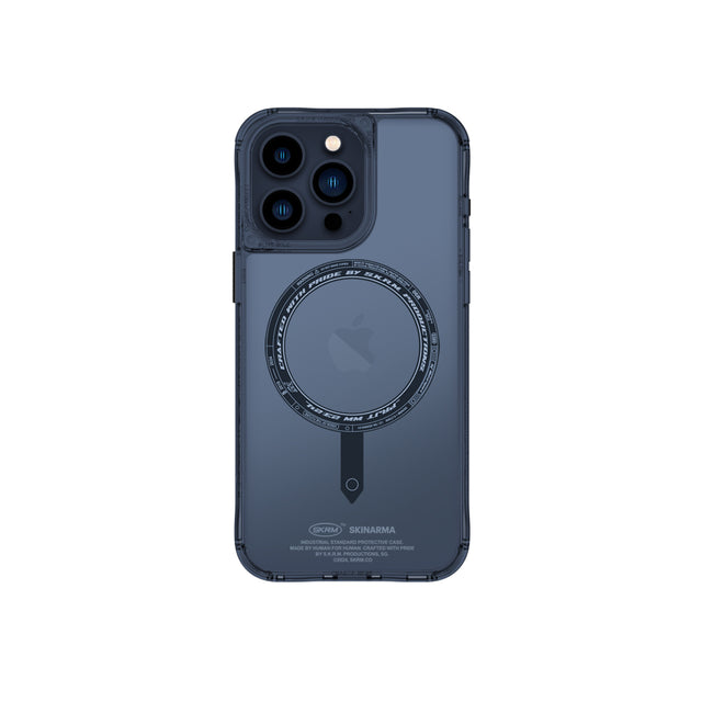 SkinArma Saido MagSafe Case for iPhone 15 Pro - Blue 